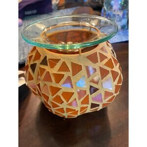 Brand new Partylite P9459 Mosaic Pumpkin Aroma Melts Warmer Burner
